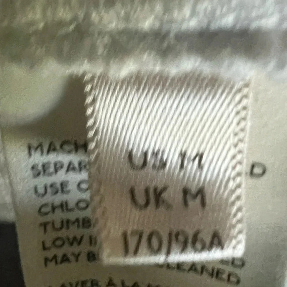 We The Free Natasha Whit Ruched Long Sleeves Top Size Medium - Picture 8 of 10